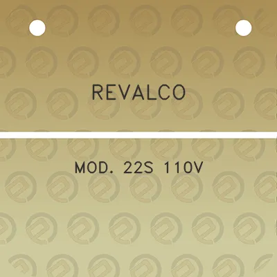 revalco-mod-22s-110v