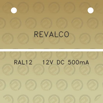 revalco-ral12-12v-dc-500ma