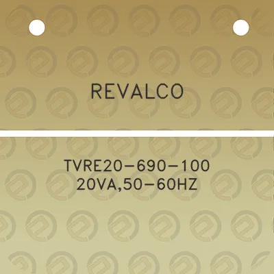 revalco-tvre20-690-100-20va50-60hz