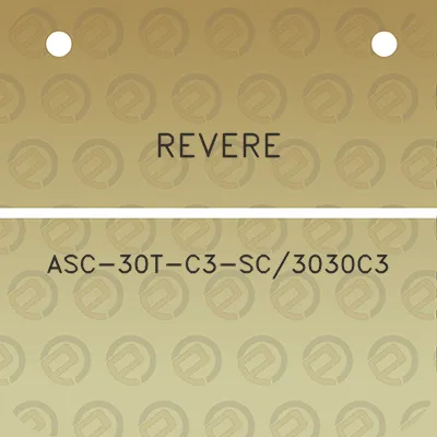 revere-asc-30t-c3-sc3030c3