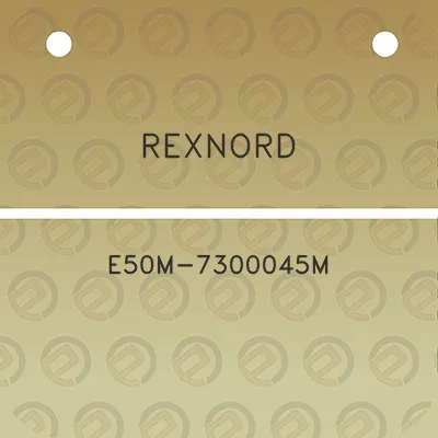 rexnord-e50m-7300045m