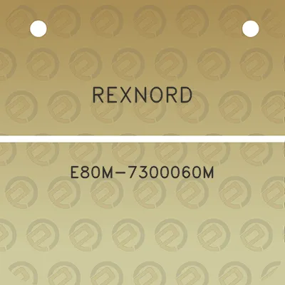 rexnord-e80m-7300060m