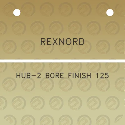 rexnord-hub-2-bore-finish-125