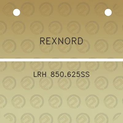 rexnord-lrh-850625ss