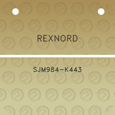 rexnord-sjm984-k443