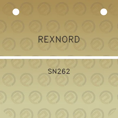 rexnord-sn262