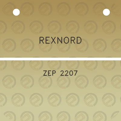 rexnord-zep-2207