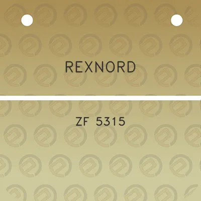 rexnord-zf-5315