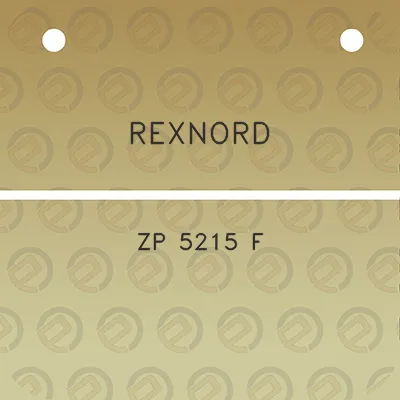 rexnord-zp-5215-f