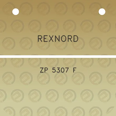 rexnord-zp-5307-f