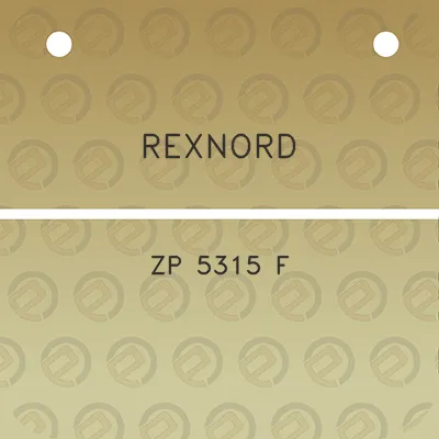 rexnord-zp-5315-f