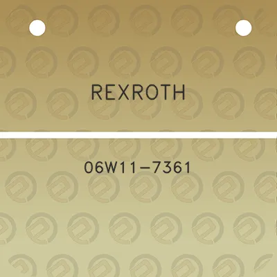 rexroth-06w11-7361