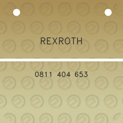 rexroth-0811-404-653