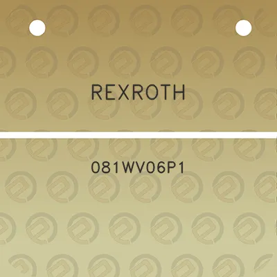 rexroth-081wv06p1