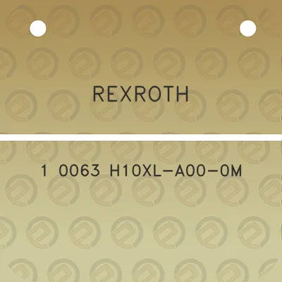 rexroth-1-0063-h10xl-a00-0m