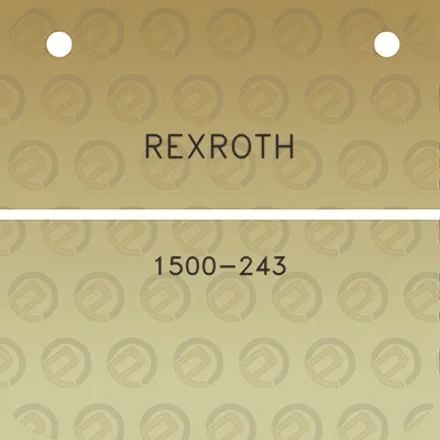 rexroth-1500-243