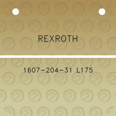 rexroth-1607-204-31-l175