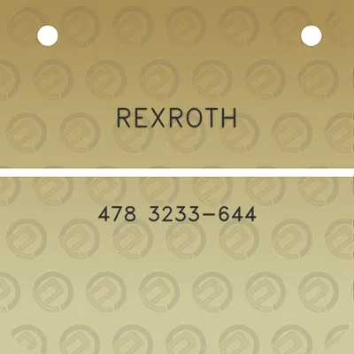 rexroth-478-3233-644