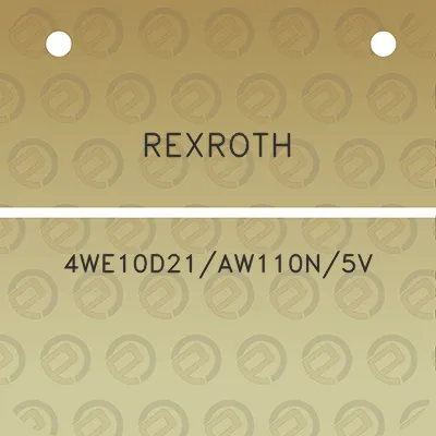 rexroth-4we10d21aw110n5v