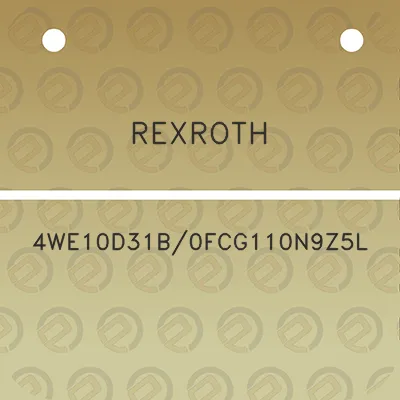 rexroth-4we10d31b0fcg110n9z5l