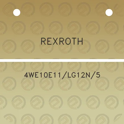 rexroth-4we10e11lg12n5