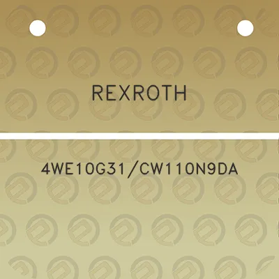 rexroth-4we10g31cw110n9da