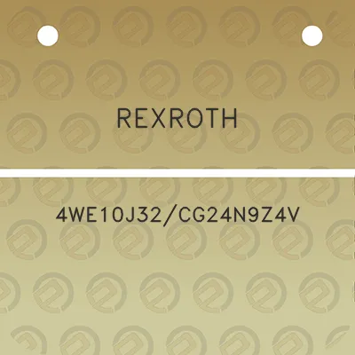 rexroth-4we10j32cg24n9z4v