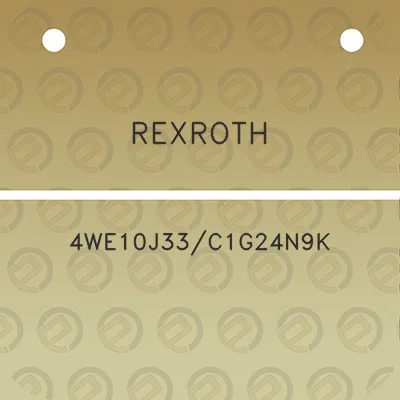 rexroth-4we10j33c1g24n9k