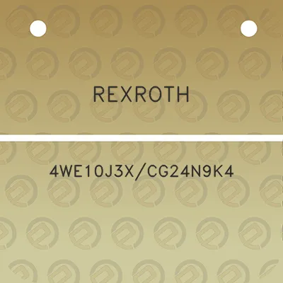 rexroth-4we10j3xcg24n9k4