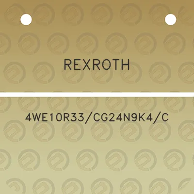 rexroth-4we10r33cg24n9k4c