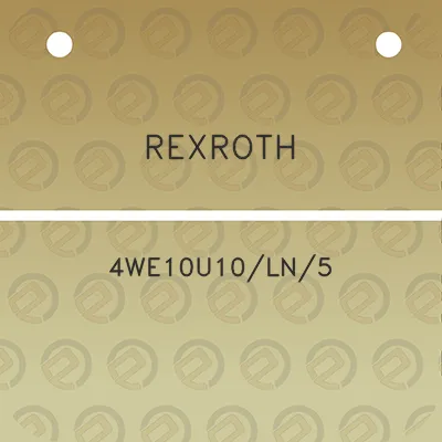 rexroth-4we10u10ln5