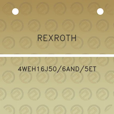 rexroth-4weh16j506and5et