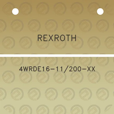 rexroth-4wrde16-11200-xx