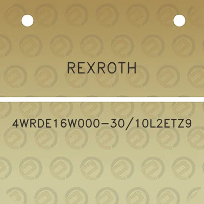 rexroth-4wrde16w000-3010l2etz9