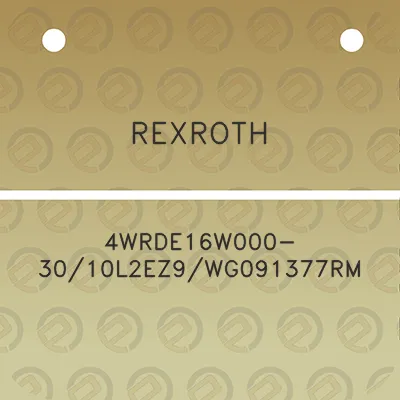 rexroth-4wrde16w000-3010l2ez9wg091377rm