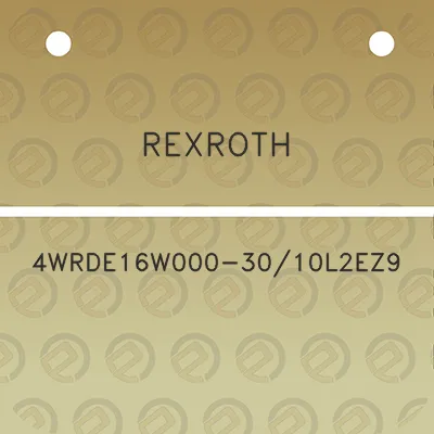 rexroth-4wrde16w000-3010l2ez9