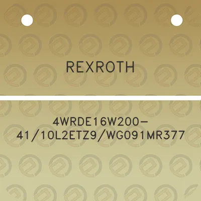 rexroth-4wrde16w200-4110l2etz9wg091mr377