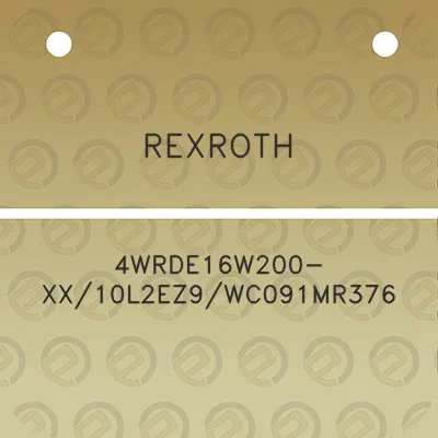 rexroth-4wrde16w200-xx10l2ez9wc091mr376