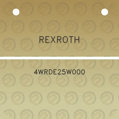 rexroth-4wrde25w000