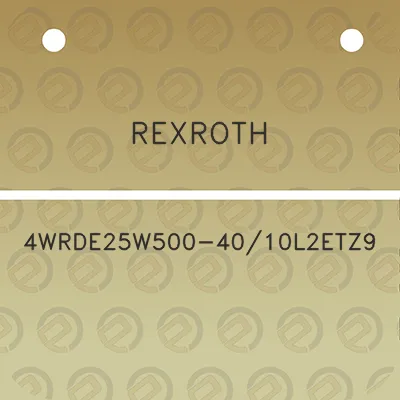 rexroth-4wrde25w500-4010l2etz9