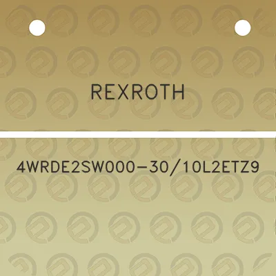 rexroth-4wrde2sw000-3010l2etz9