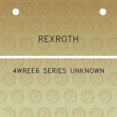 rexroth-4wree6-series-unknown