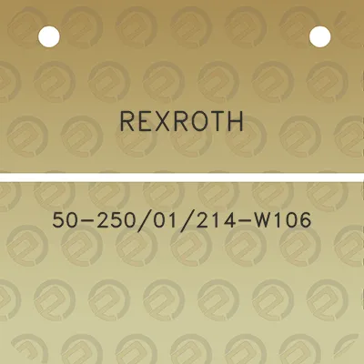 rexroth-50-25001214-w106