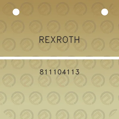 rexroth-811104113