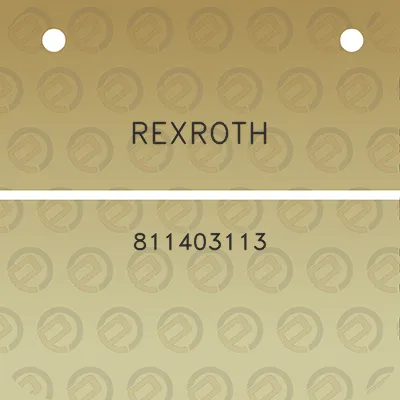 rexroth-811403113