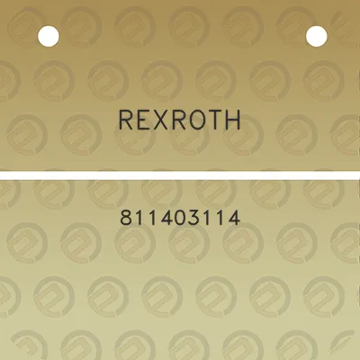 rexroth-811403114