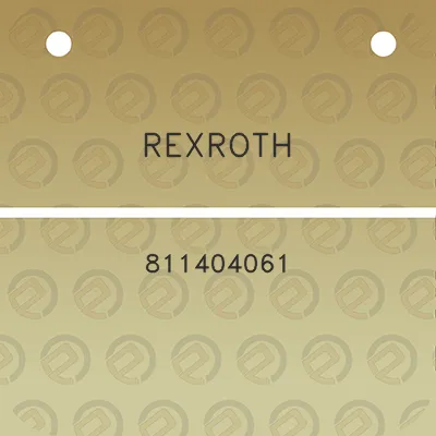 rexroth-811404061