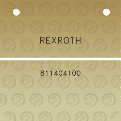 rexroth-811404100