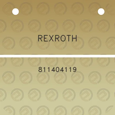 rexroth-811404119