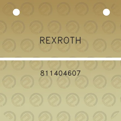 rexroth-811404607